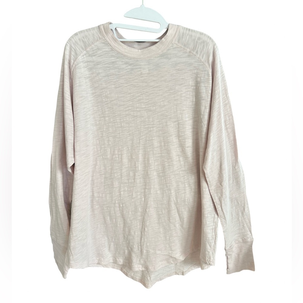 Zella NWOT Long Sleeve Tee Light Pink Women’s Size M